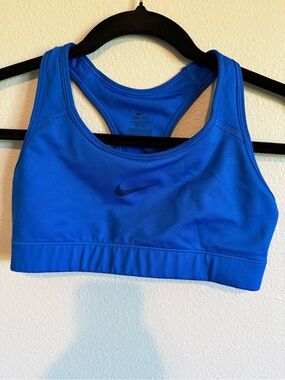 Nike Royal Blue Dri-FIT Racerback Sports Bra